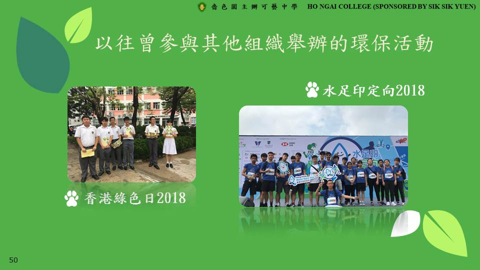 水足印定向2018,香港綠色日2018