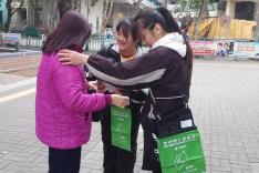 香港聾人協進會賣旗日活動相片